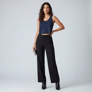 Kyodan Navy Blue Crop Top Size Large